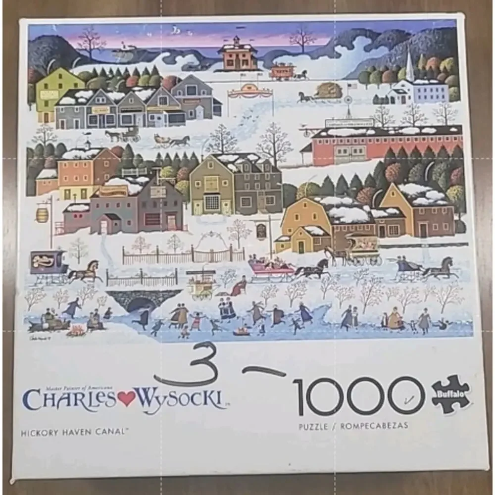 BUFFALO 1000-Piece Jigsaw Puzzle Charles Wysocki 